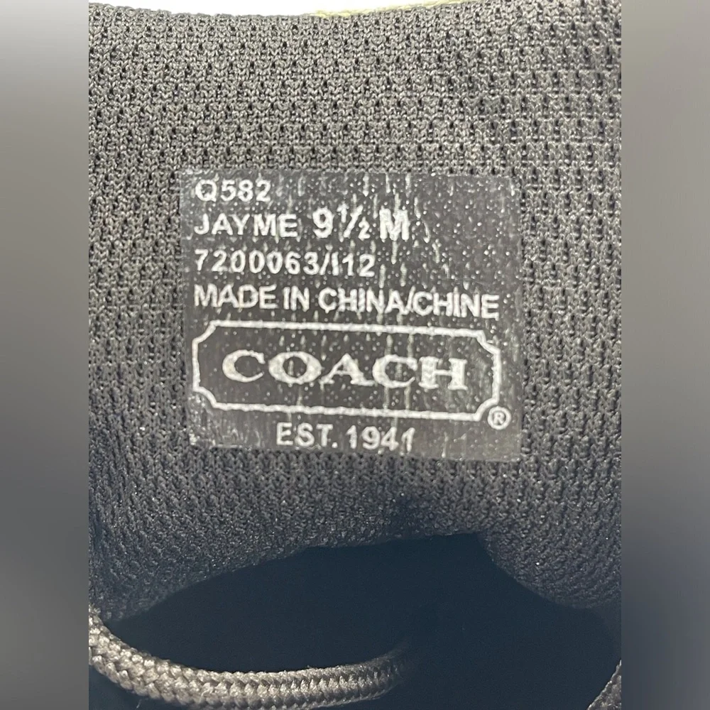 Coach Signature C Jayme Khaki Brown Sneakers, Size 9.5 Shoes - Picture 9 of 9